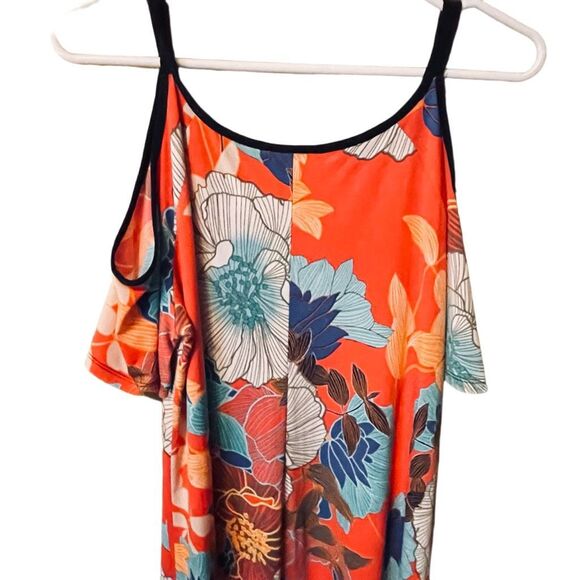 “AUW”size 8 floral A-line dress.Beach, boho, casual - Picture 2 of 7